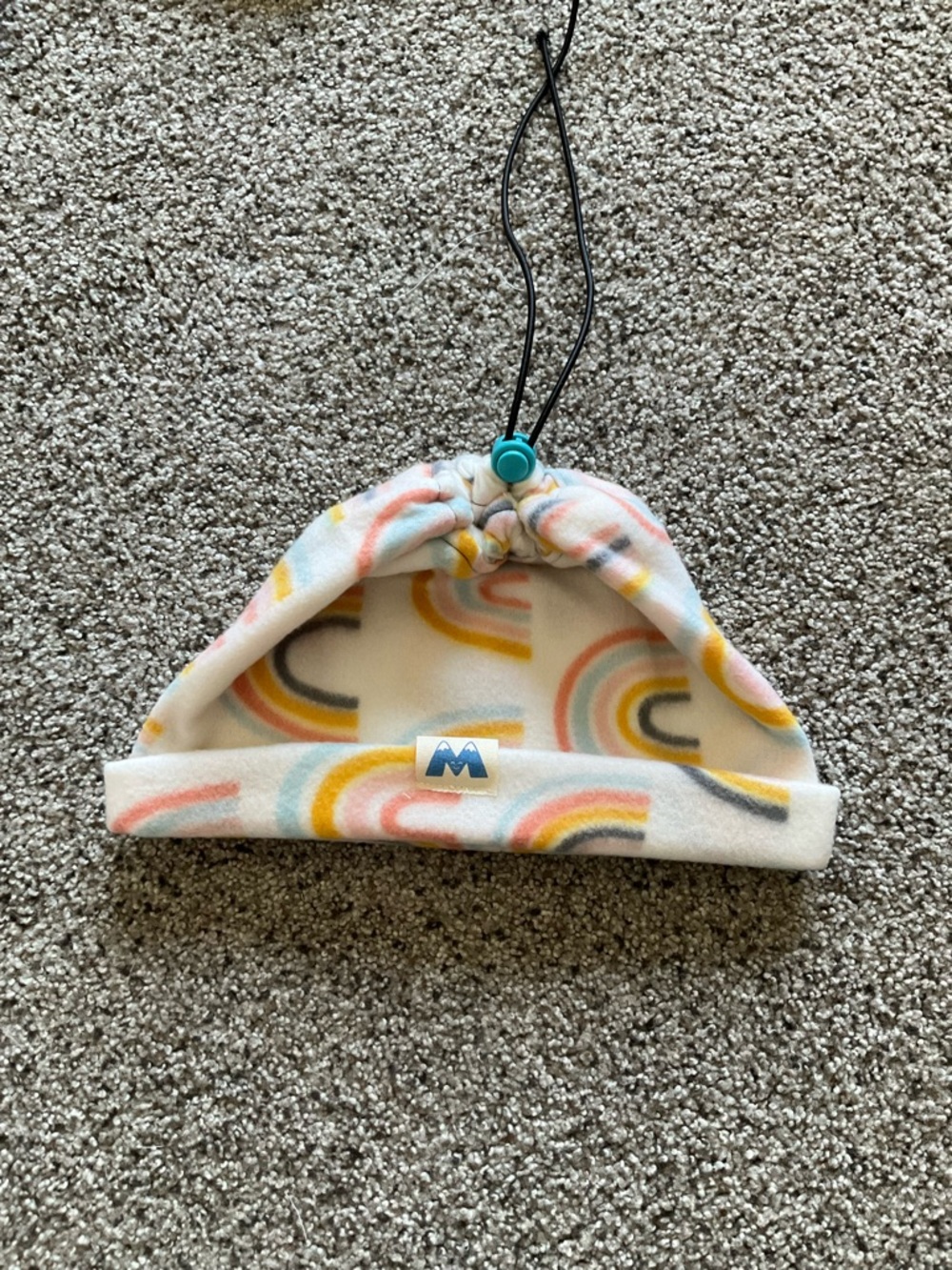 MabzThreads Fleece Rainbow Hat Gaiter - Picture 2 of 3